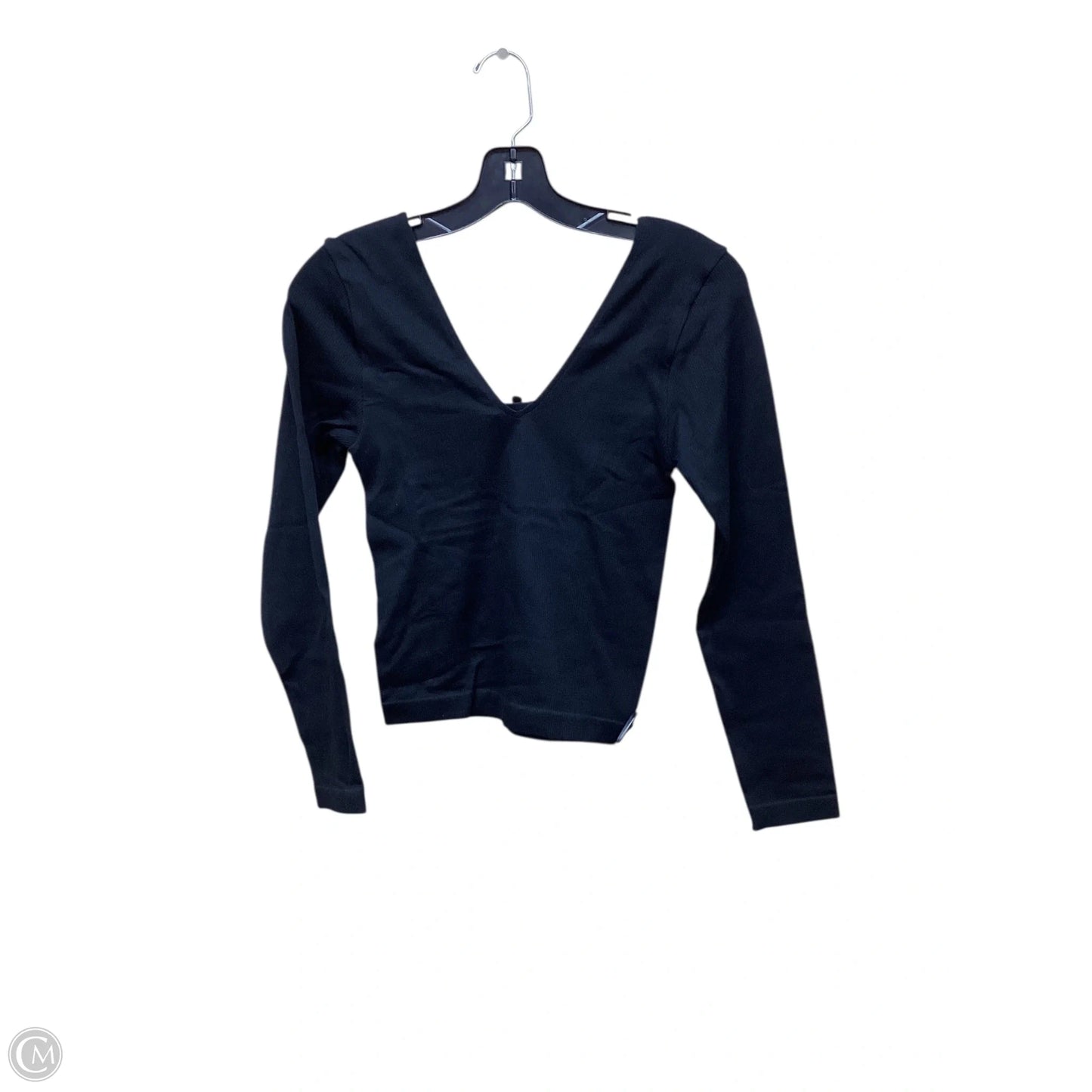 Top Long Sleeve By A New Day In Black, Size: S