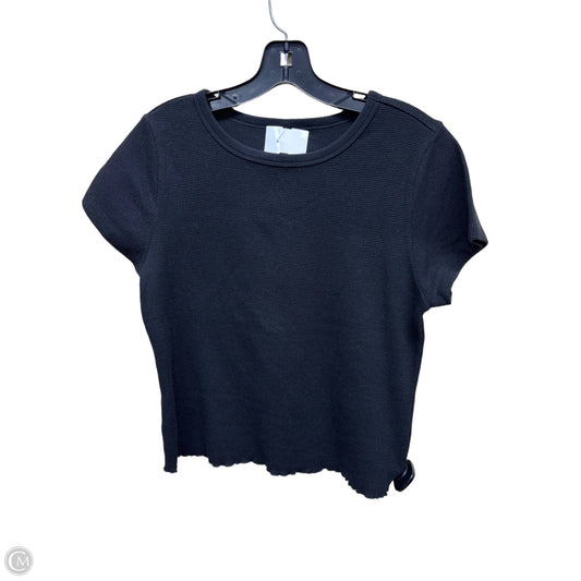 Top Short Sleeve By Old Navy In Black, Size: L