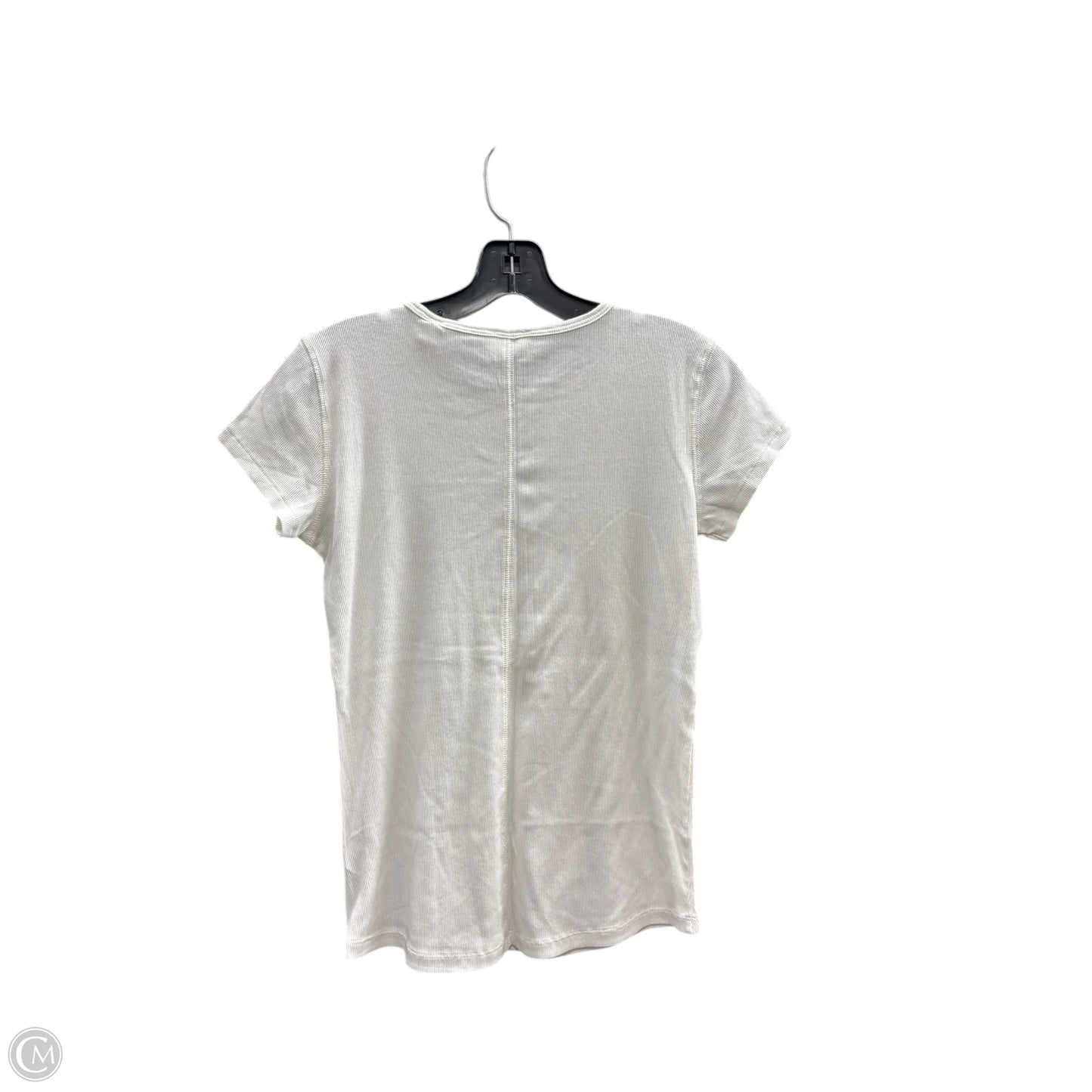 Top Short Sleeve By Clothes Mentor In White, Size: S