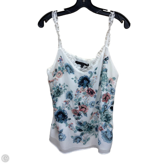 Top Sleeveless By White House Black Market In Floral Print, Size: M