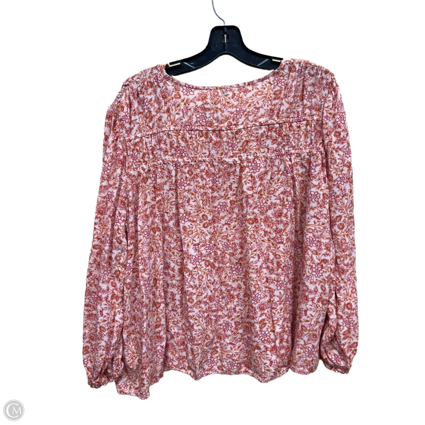 Top Long Sleeve By Old Navy In Floral Print, Size: Xl