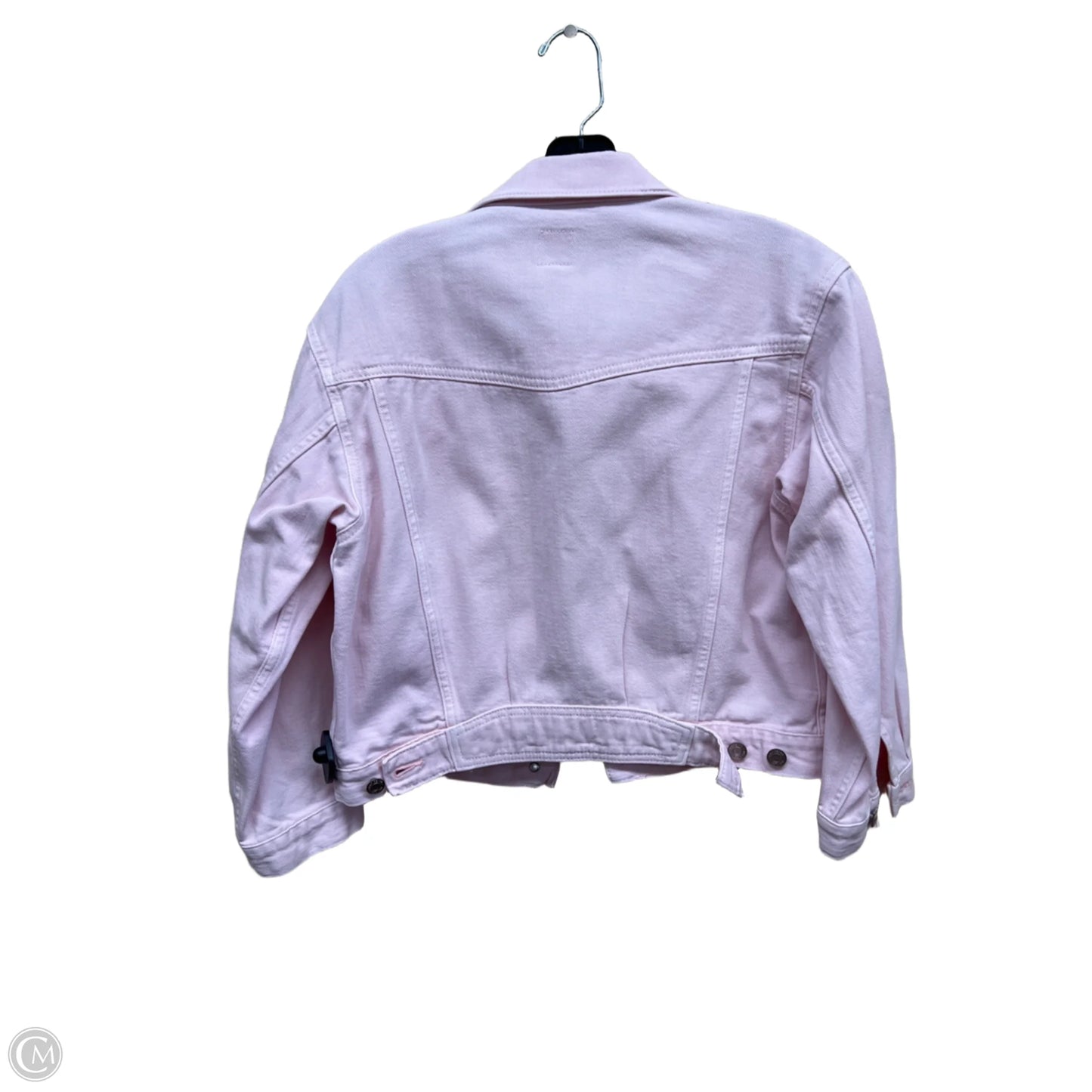 Jacket Denim By Gap In Pink, Size: M