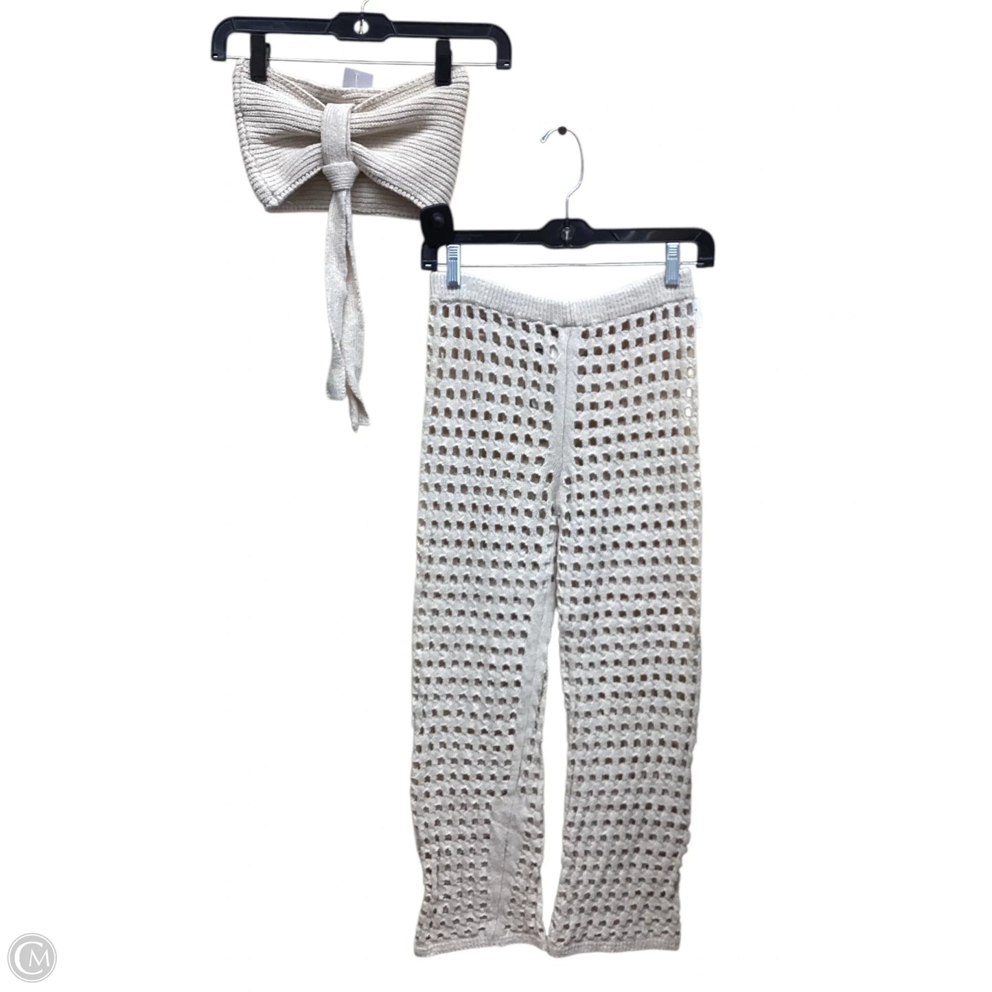Pants Set 2pc By Clothes Mentor In Tan, Size: S