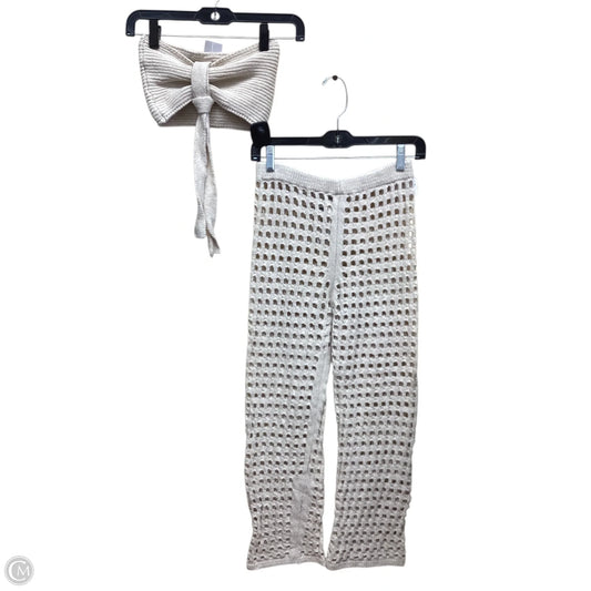 Pants Set 2pc By Clothes Mentor In Tan, Size: S