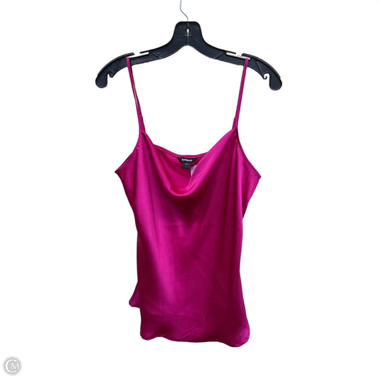 Top Sleeveless By Express In Pink, Size: L