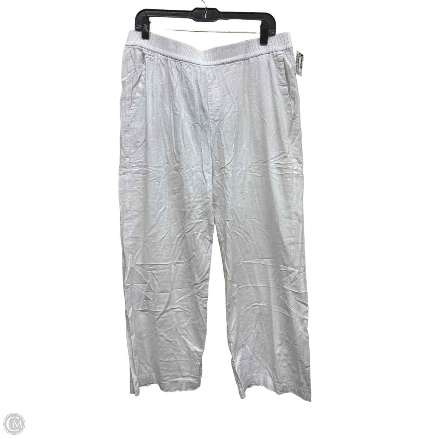 Pants Linen By Clothes Mentor In White, Size: Xl