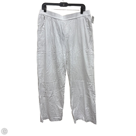 Pants Linen By Clothes Mentor In White, Size: Xl