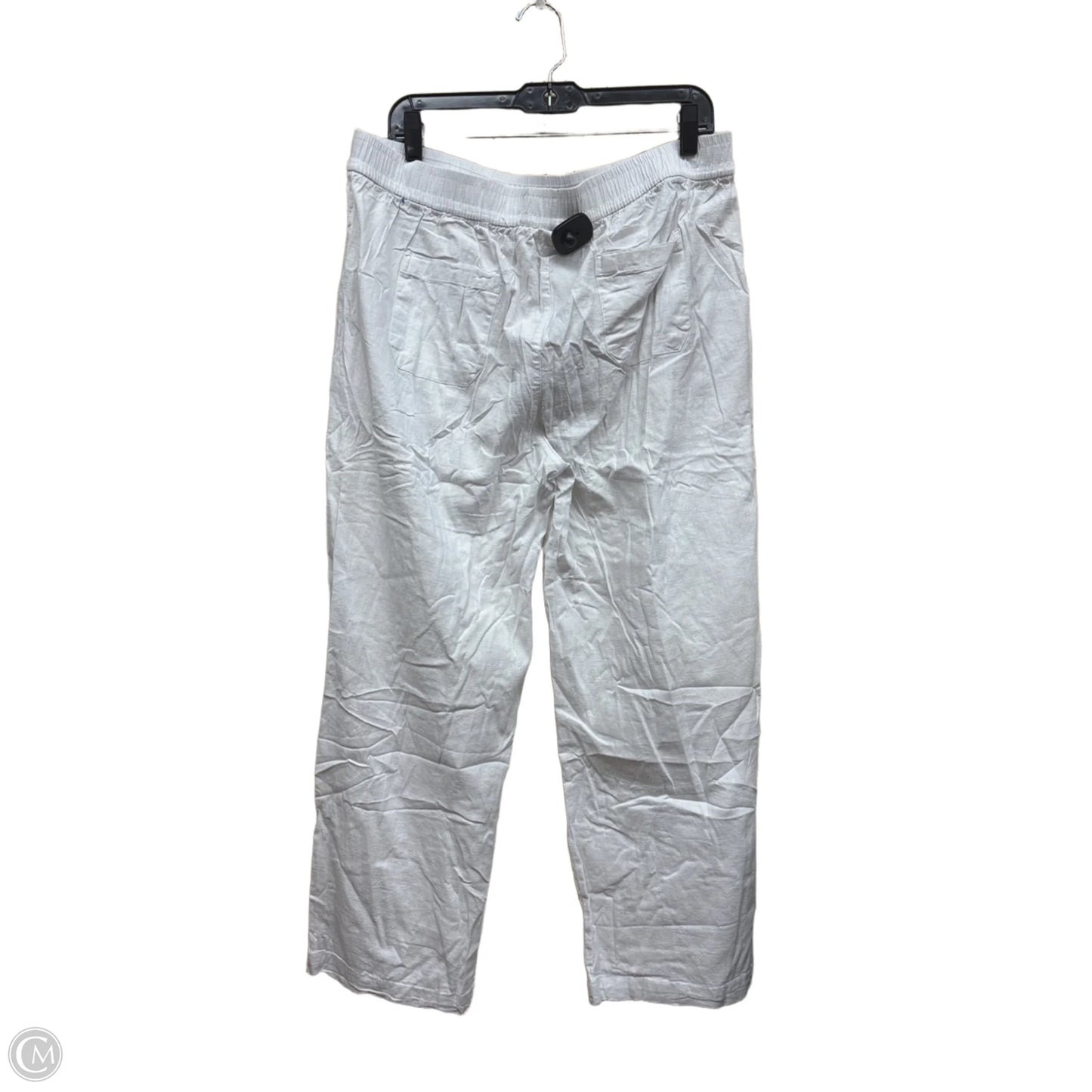 Pants Linen By Clothes Mentor In White, Size: Xl