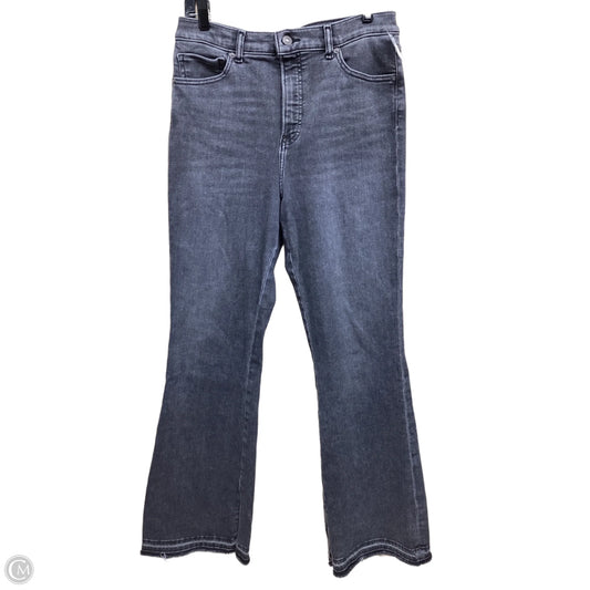 Jeans Straight By Express In Black Denim, Size: 12