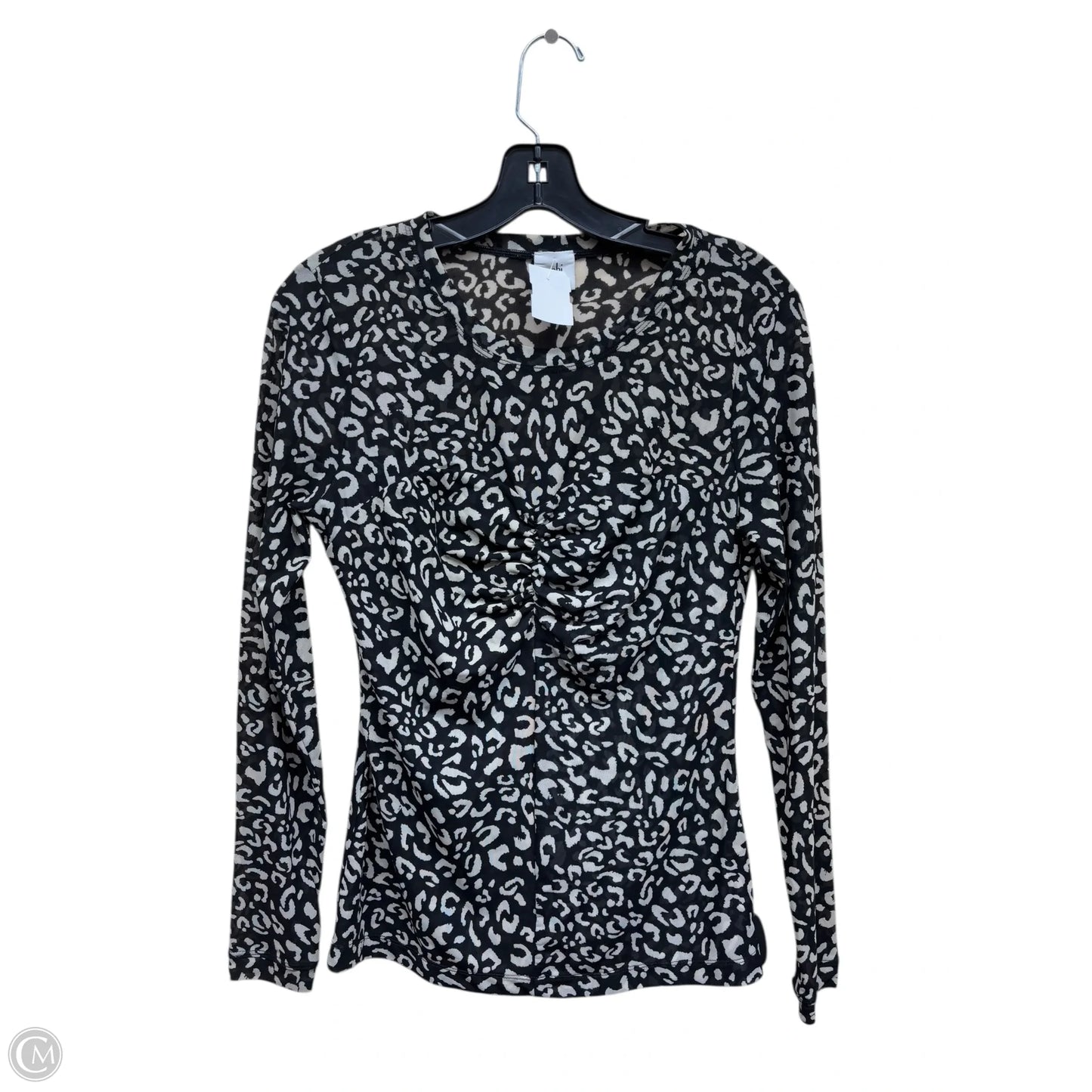 Top Long Sleeve By Cabi In Animal Print, Size: S