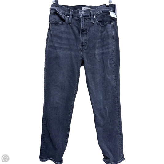 Jeans Straight By Madewell In Black, Size: 10