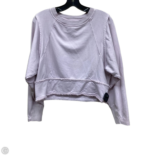 Sweatshirt Crewneck By Free People In Purple, Size: Xs