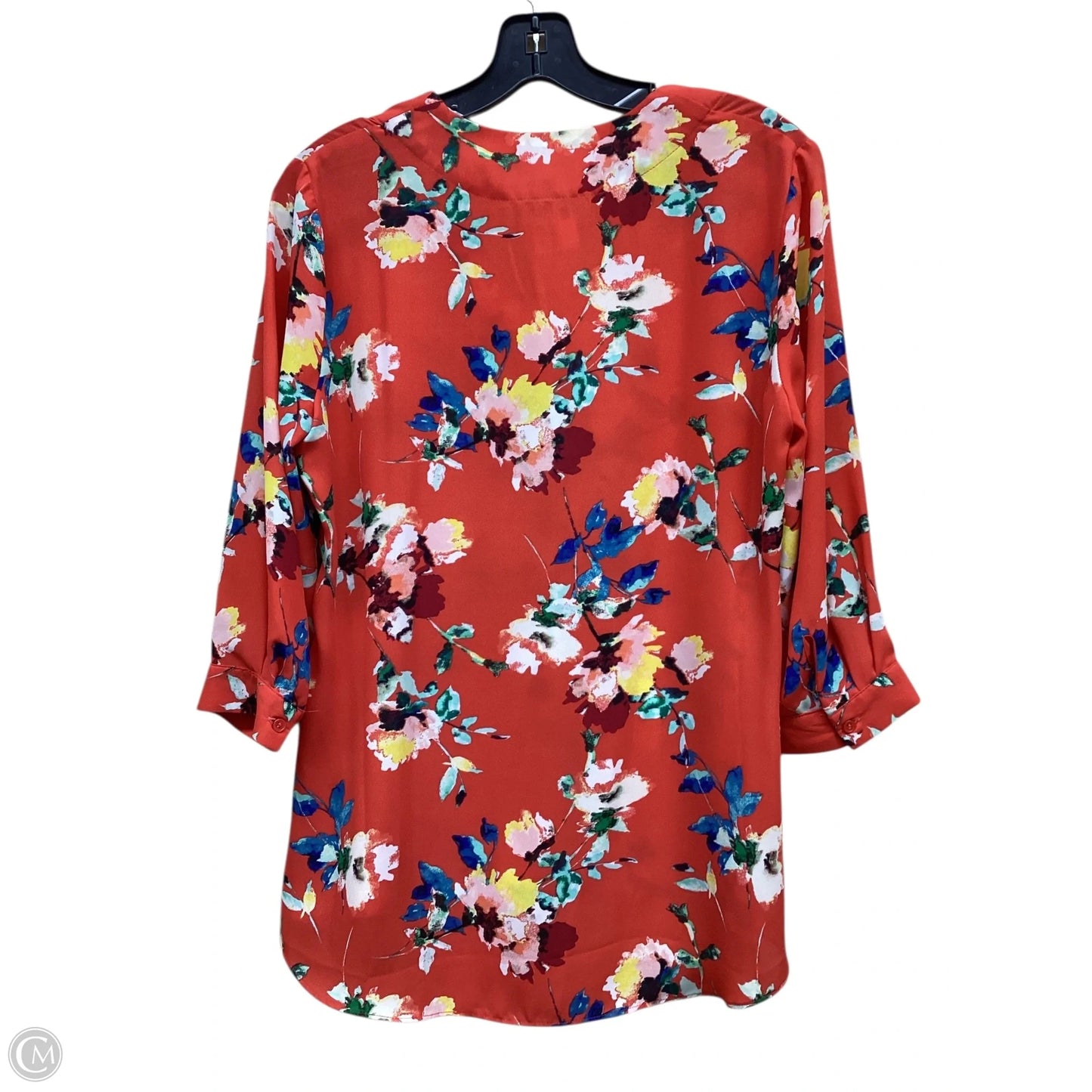 Top Long Sleeve By Rose And Olive In Floral Print, Size: S