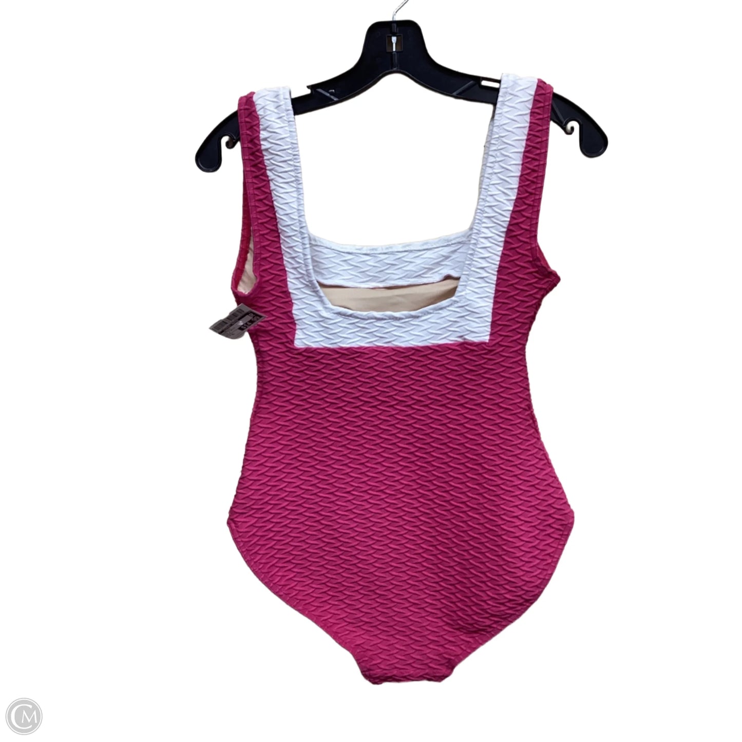 Swimsuit By Clothes Mentor In Pink & White, Size: Xl