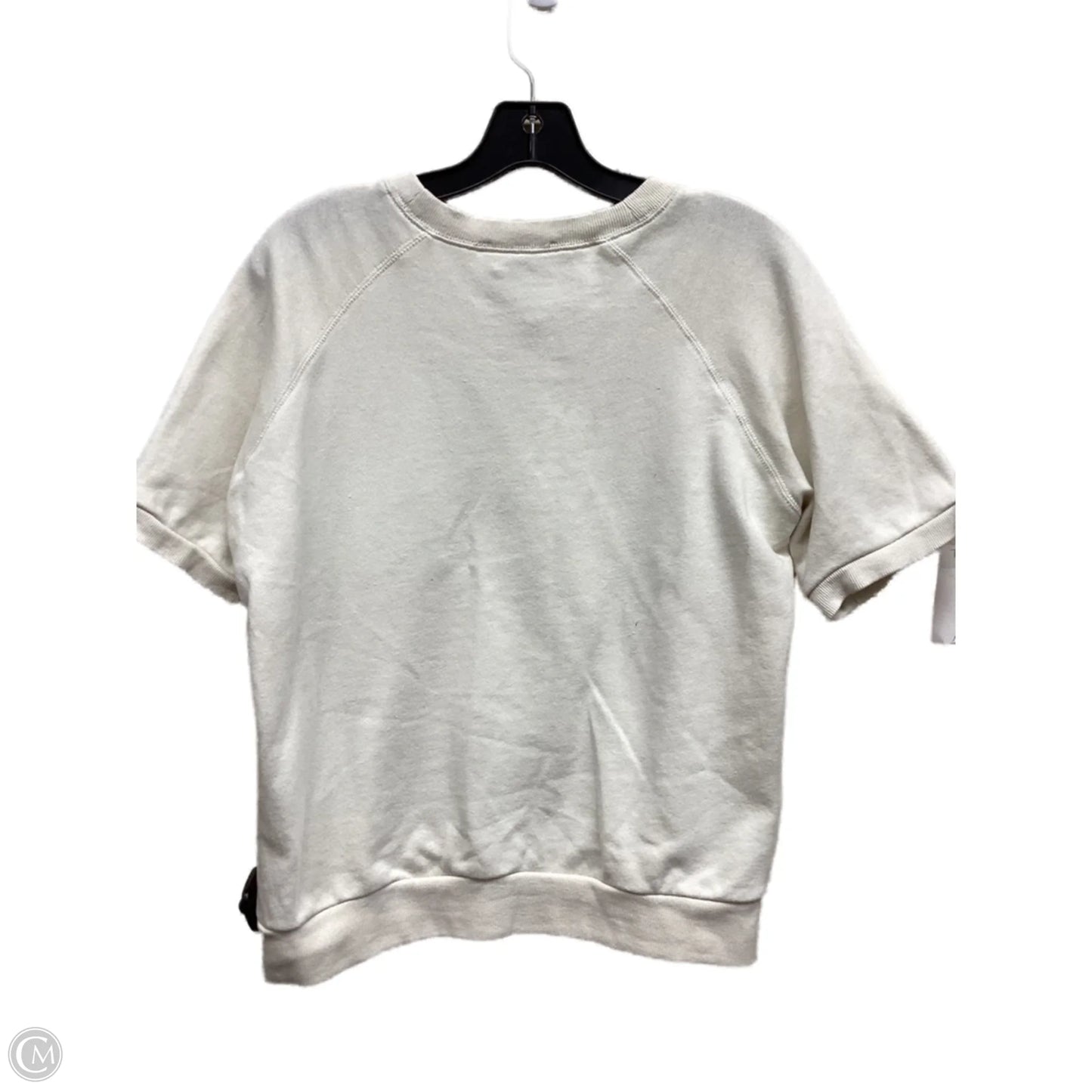 Top Short Sleeve By Double Zero In Tan, Size: S