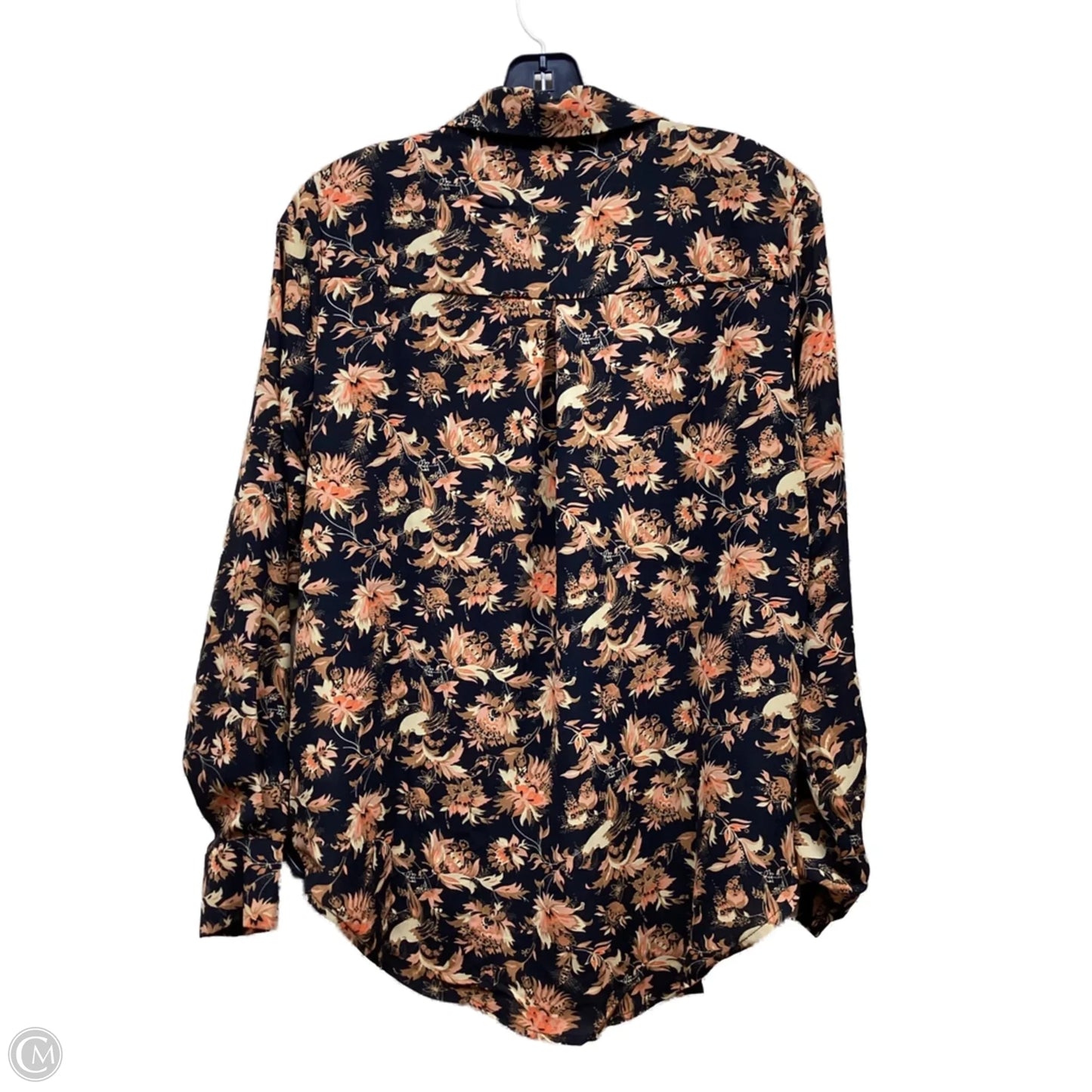 Top Long Sleeve By Tahari By Arthur Levine In Multi-colored, Size: S