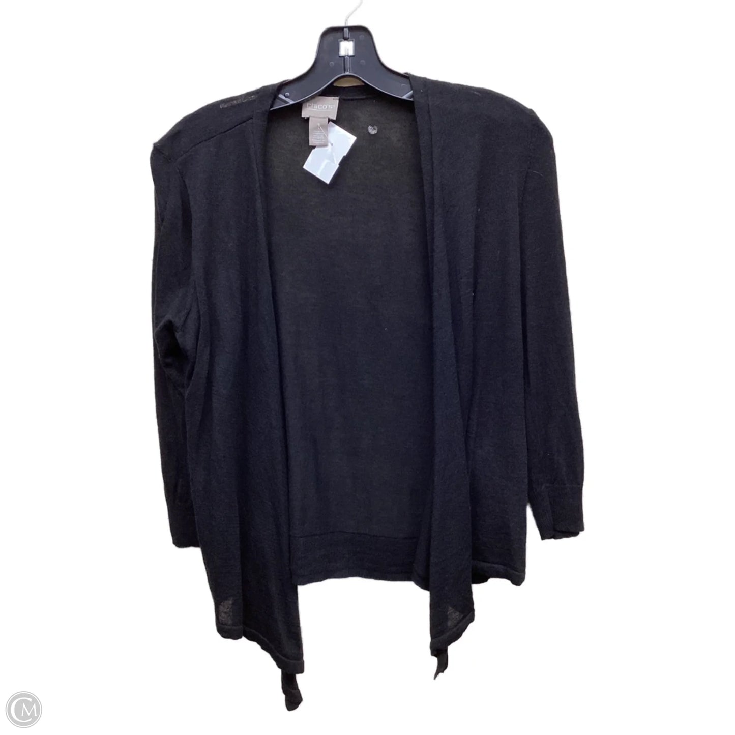 Sweater Cardigan By Chicos In Black, Size: S