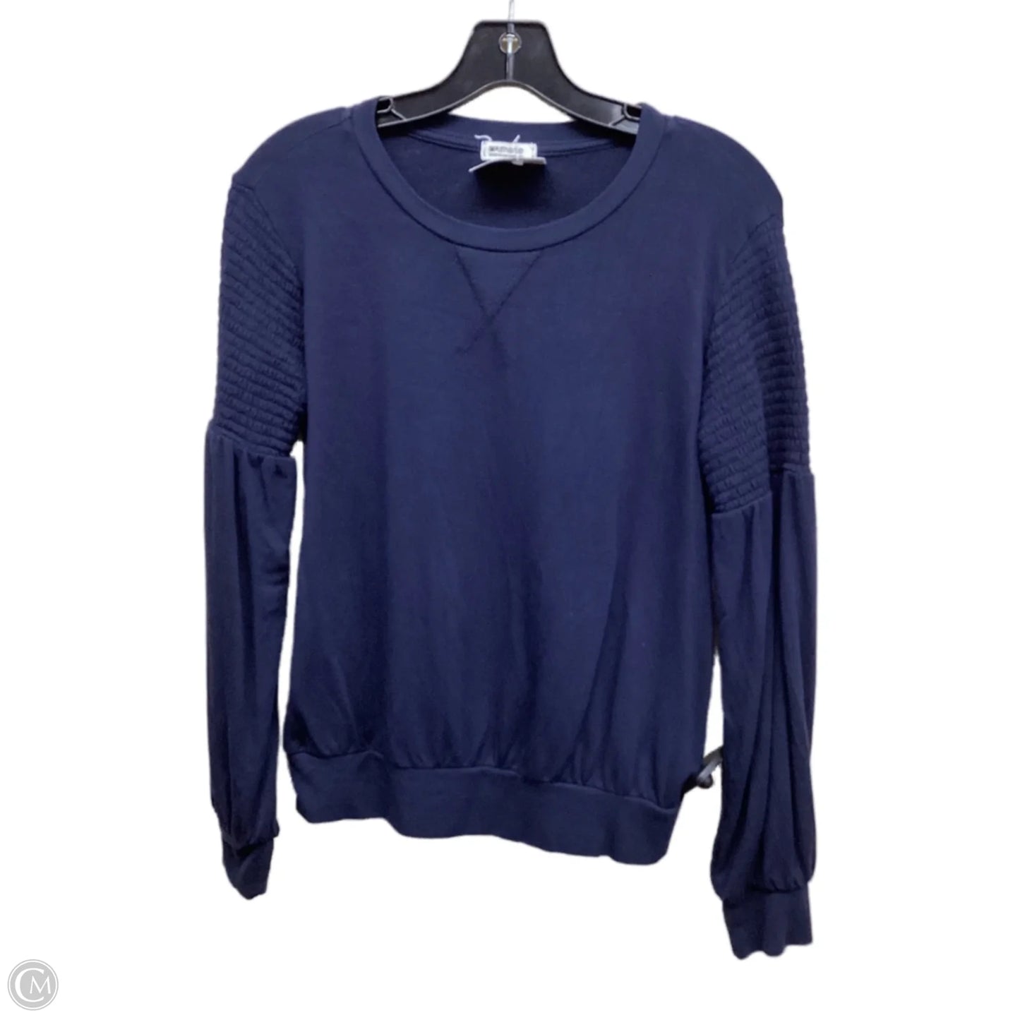 Top Long Sleeve By Clothes Mentor In Navy