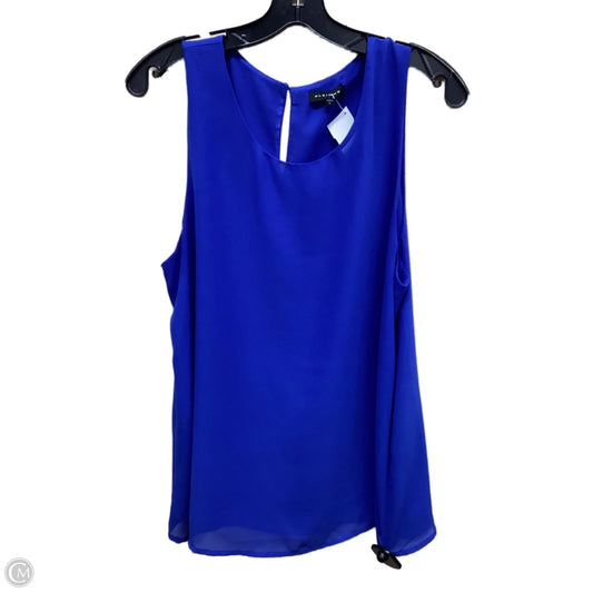 Top Sleeveless By Pleione In Blue, Size: L