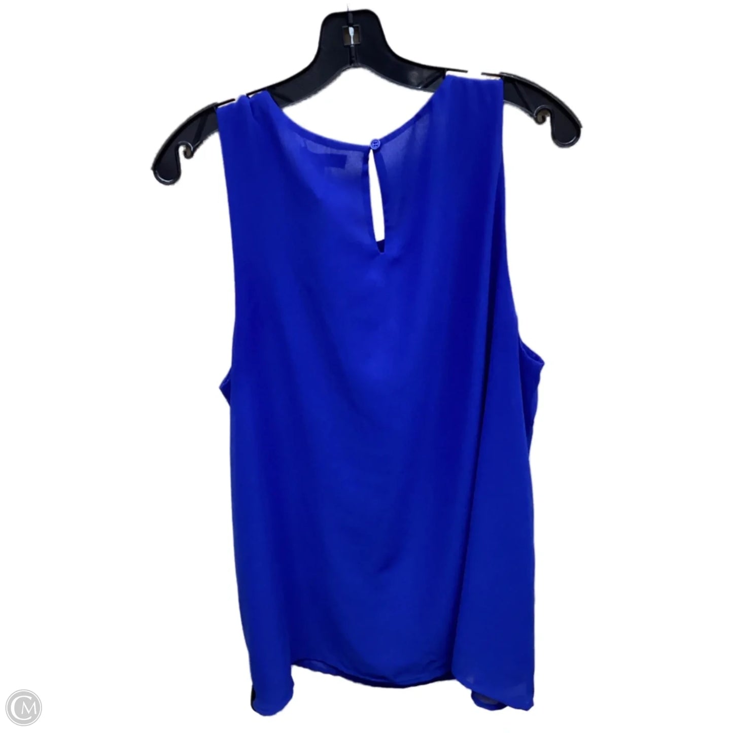 Top Sleeveless By Pleione In Blue, Size: L