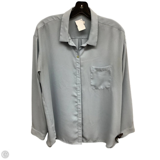 Top Long Sleeve By J. Jill In Blue, Size: L