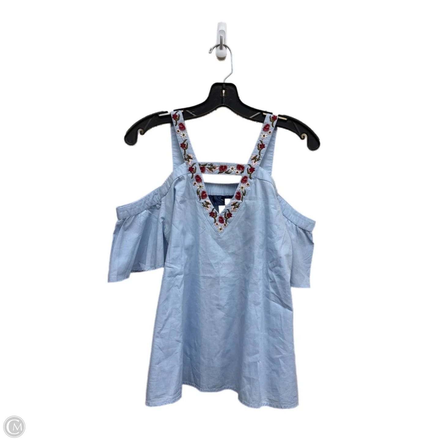 Top Short Sleeve By Blue Rain In Blue, Size: S