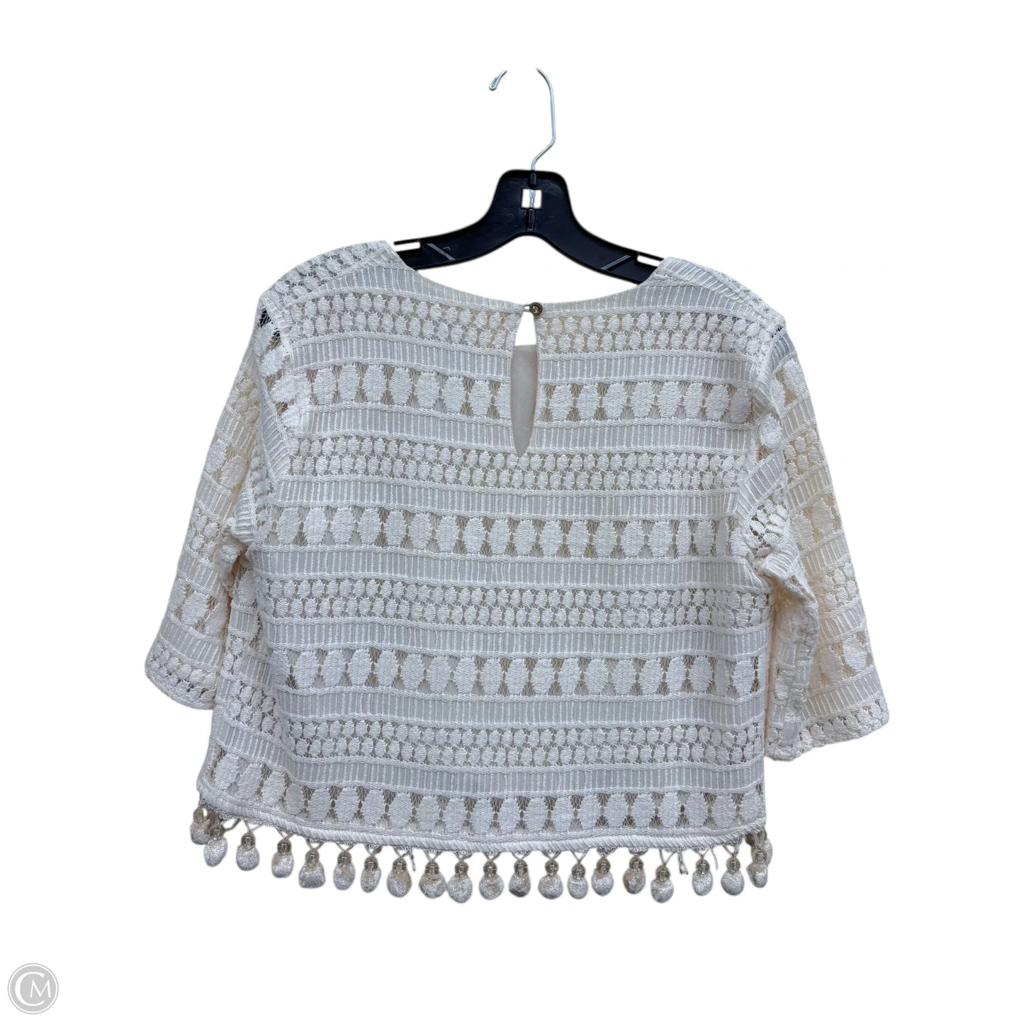 Top Long Sleeve By Clothes Mentor In Tan, Size: M