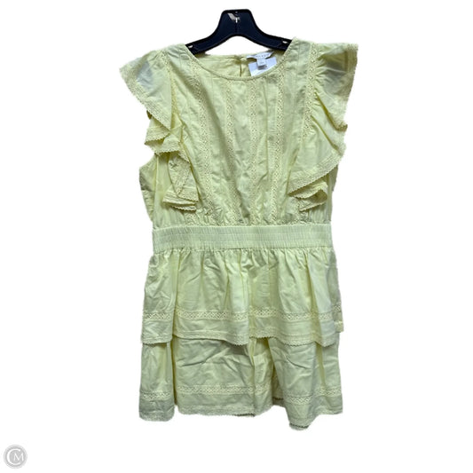 Dress Casual Short By Chelsea And Violet In Yellow, Size: L