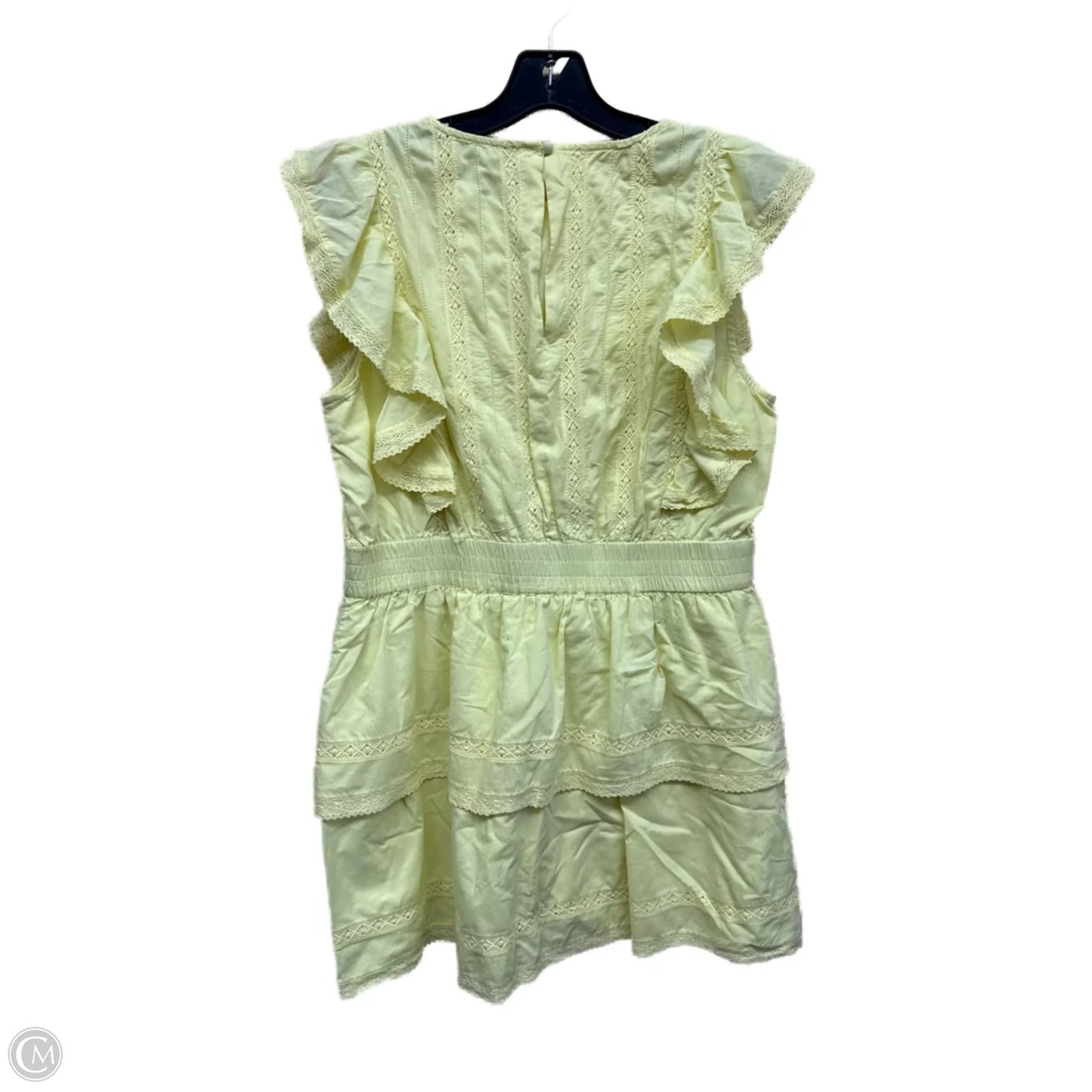 Dress Casual Short By Chelsea And Violet In Yellow, Size: L