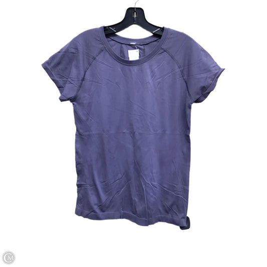 Athletic Top Short Sleeve By Clothes Mentor In Purple