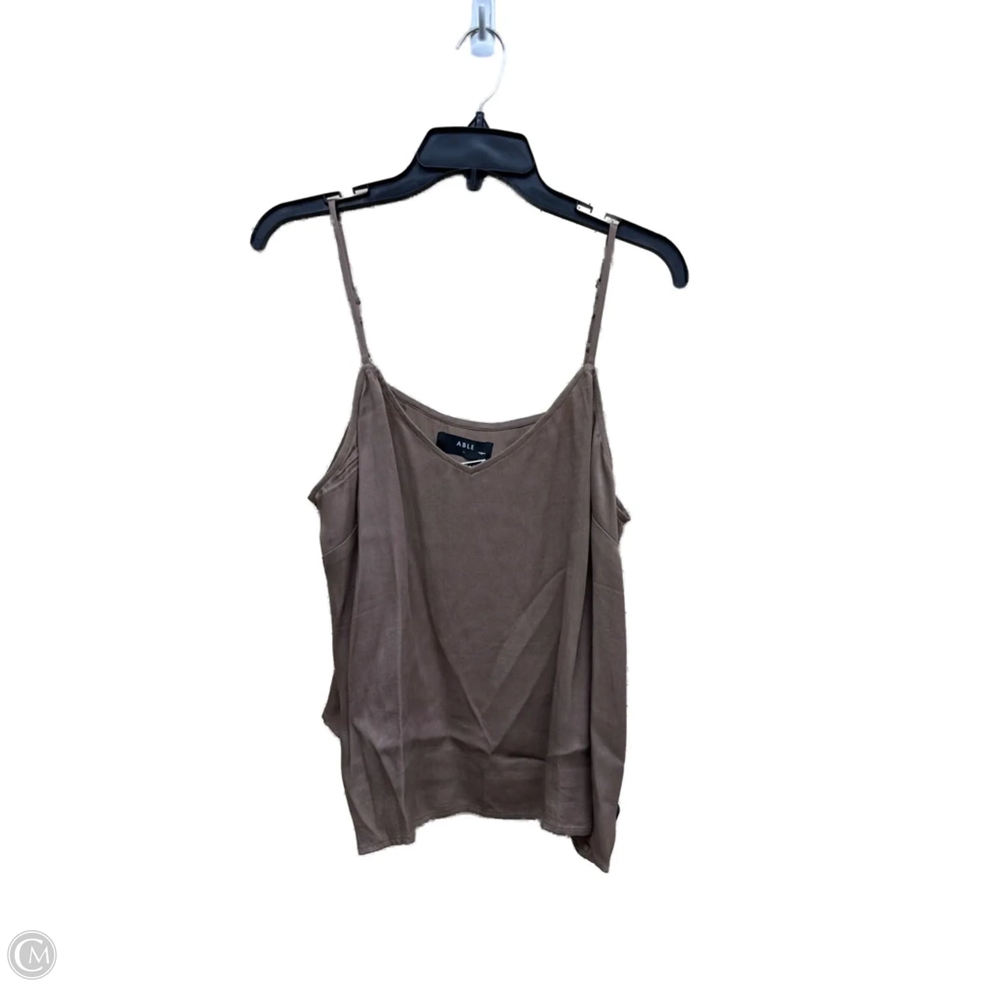 Top Sleeveless By Clothes Mentor In Brown, Size: Xl
