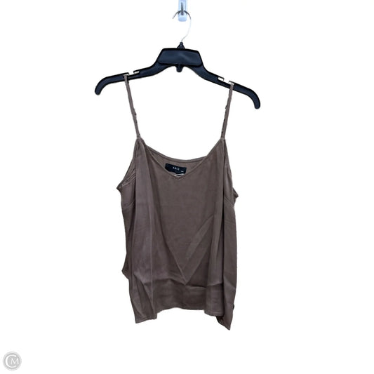 Top Sleeveless By Clothes Mentor In Brown, Size: Xl