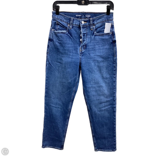 Jeans Straight By Old Navy In Blue Denim, Size: 4