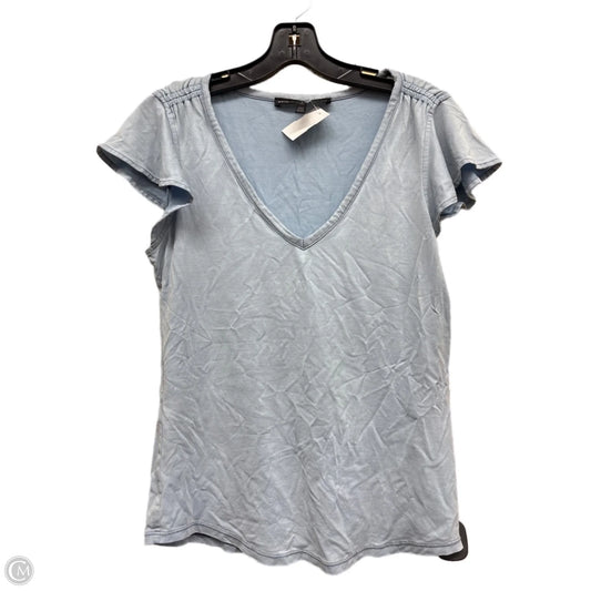 Top Short Sleeve By White House Black Market In Blue, Size: Xs