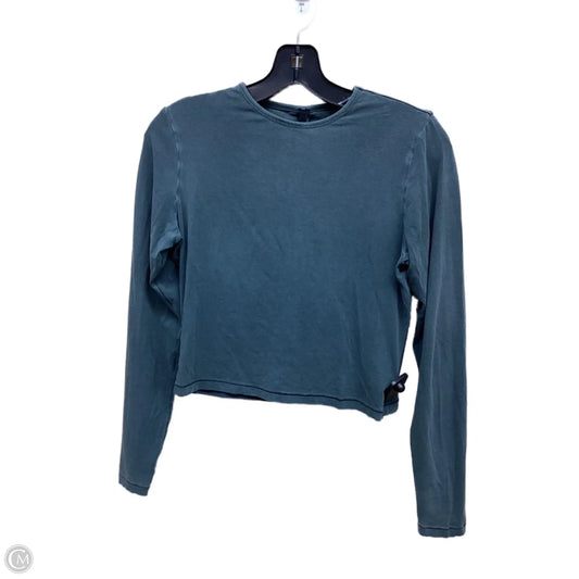 Top Long Sleeve By Skims In Grey, Size: M