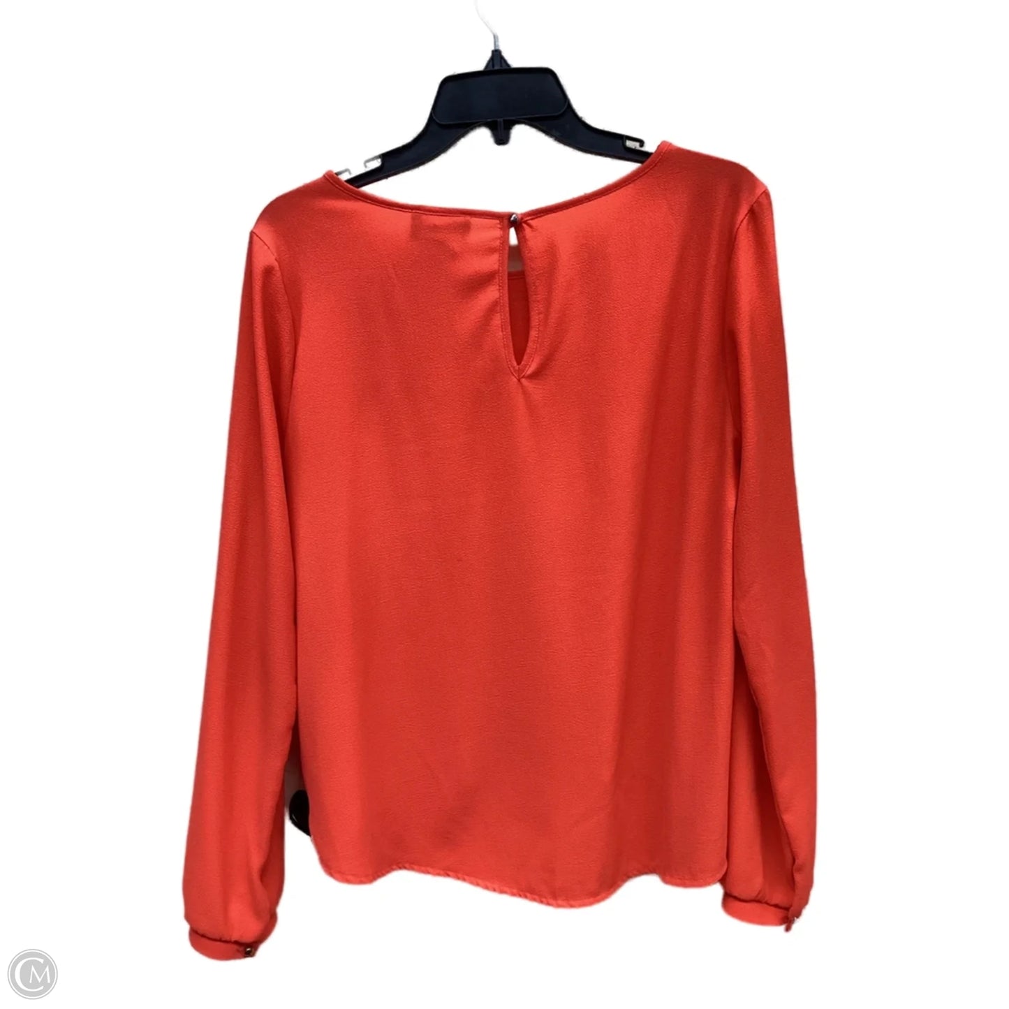 Top Long Sleeve By Astr In Orange, Size: S