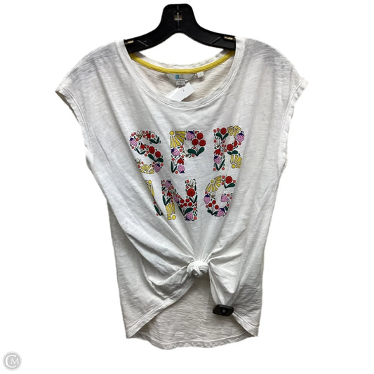 Top Short Sleeve By Boden In White, Size: S