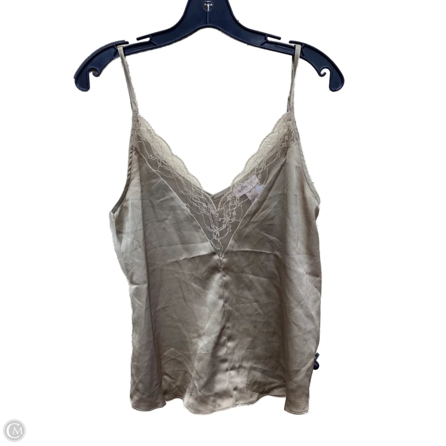 Top Sleeveless By Clothes Mentor In Gold, Size: S