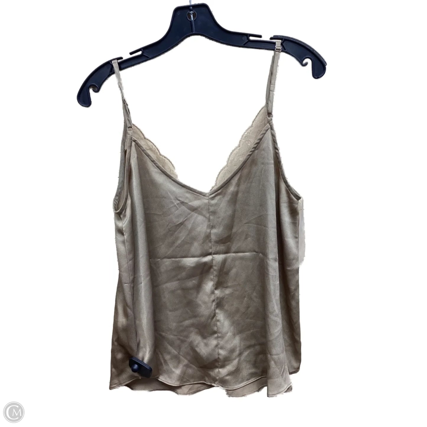 Top Sleeveless By Clothes Mentor In Gold, Size: S