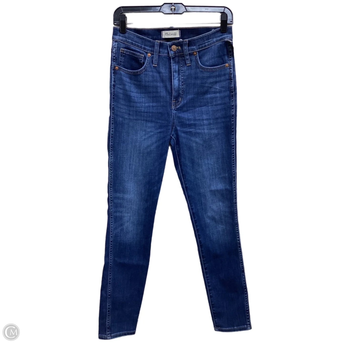 Jeans Skinny By Madewell In Blue Denim, Size: 4