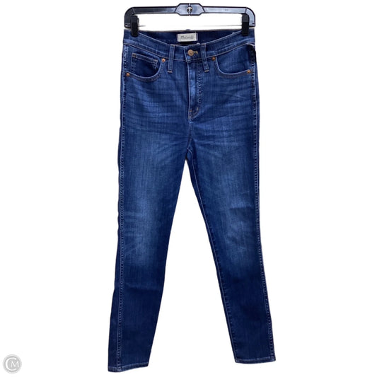 Jeans Skinny By Madewell In Blue Denim, Size: 4