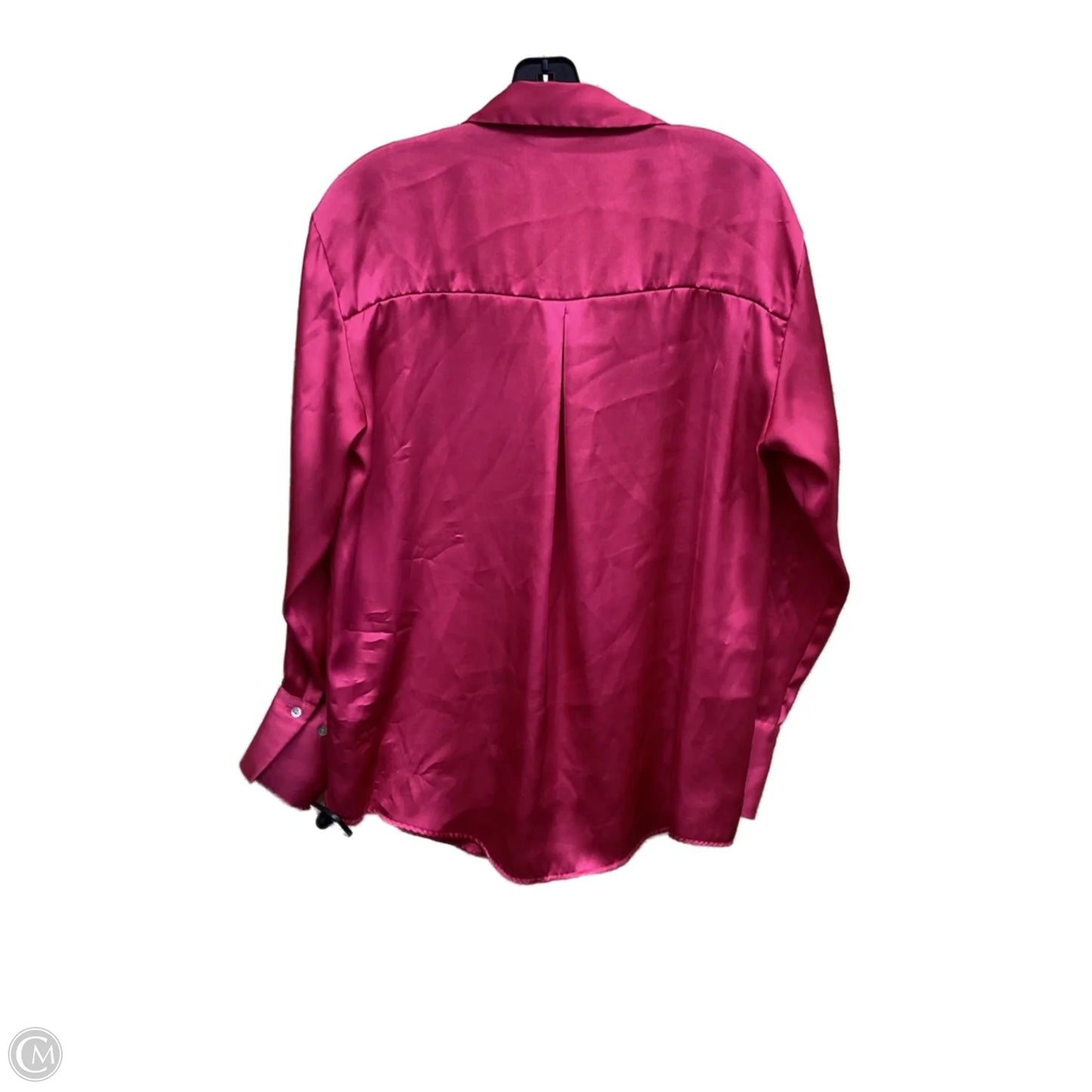 Top Long Sleeve By Zara In Pink, Size: M