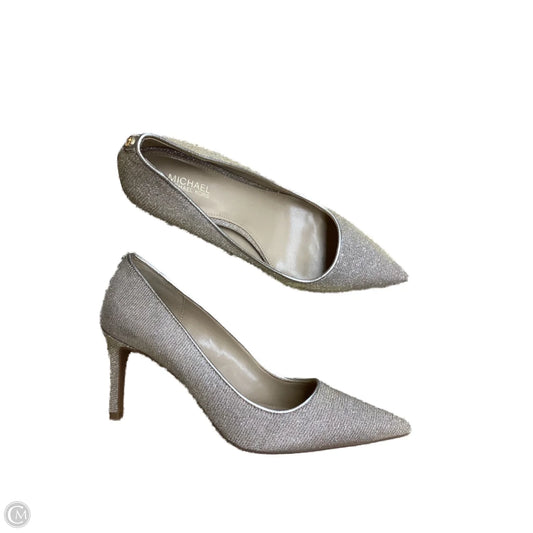 Shoes Heels Kitten By Michael By Michael Kors In Gold, Size: 7