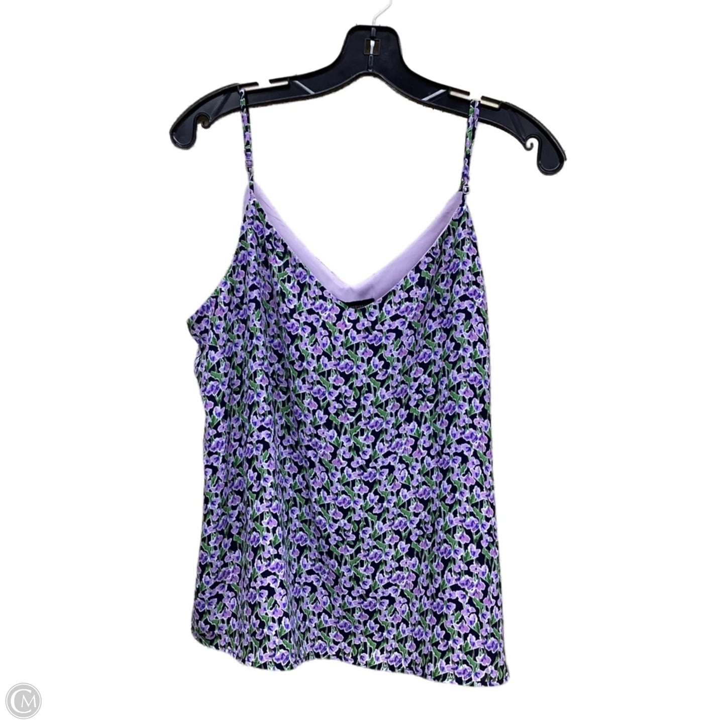 Top Sleeveless By Banana Republic In Floral Print, Size: L