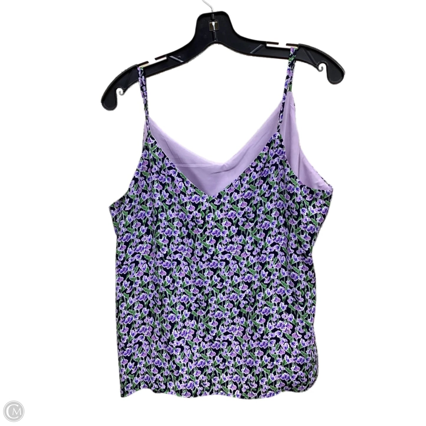 Top Sleeveless By Banana Republic In Floral Print, Size: L