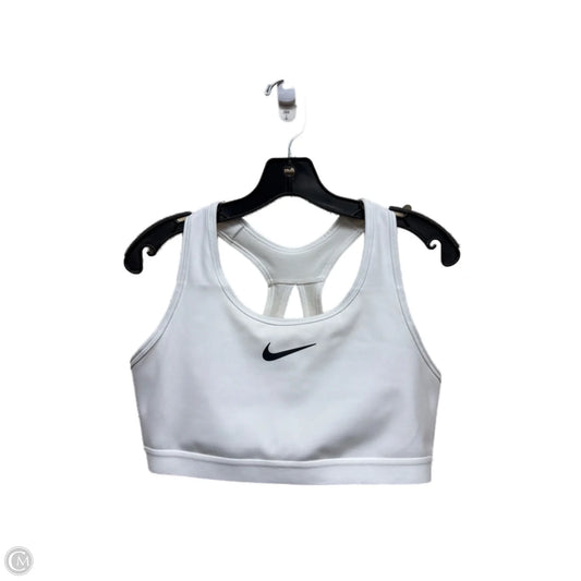 Athletic Bra By Nike In White, Size: L