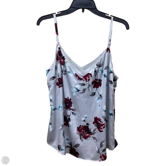 Top Sleeveless By White House Black Market In Floral Print, Size: L
