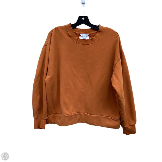 Athletic Sweatshirt Crewneck By Athleta In Orange, Size: L
