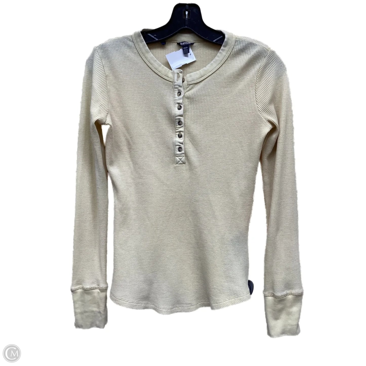 Top Long Sleeve By Buffalo David Bitton In Yellow, Size: Xs