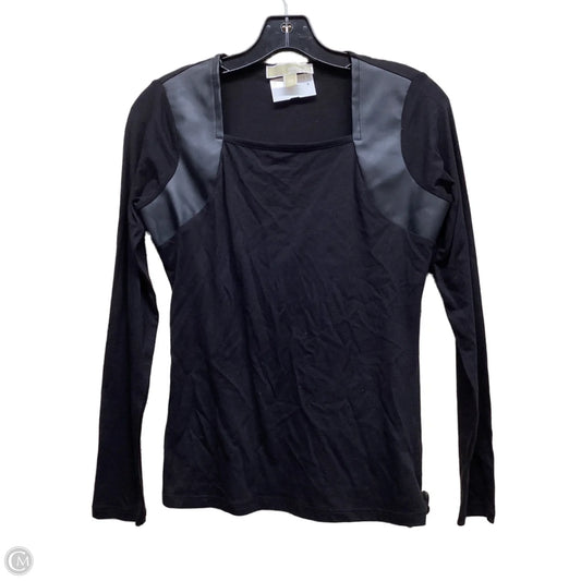 Top Long Sleeve By Michael By Michael Kors In Black, Size: Xs